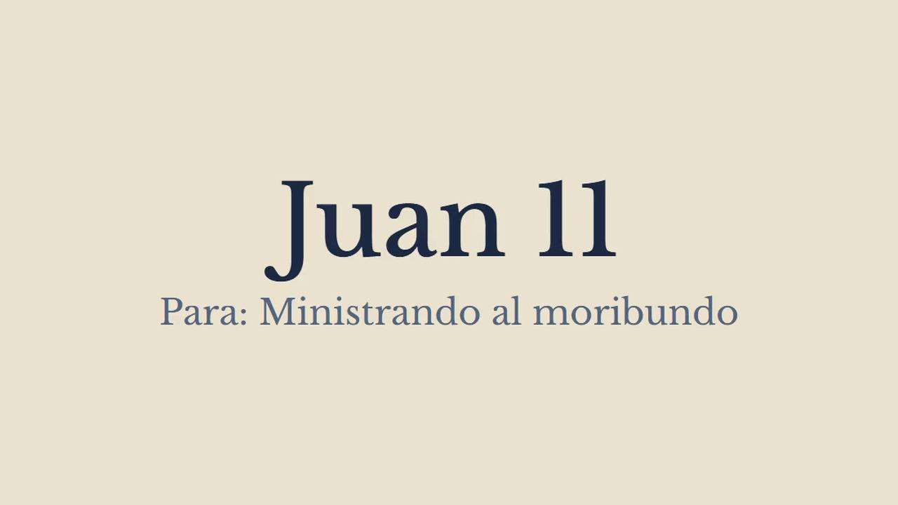 Juan 11 - Lutero para la visita pastoral