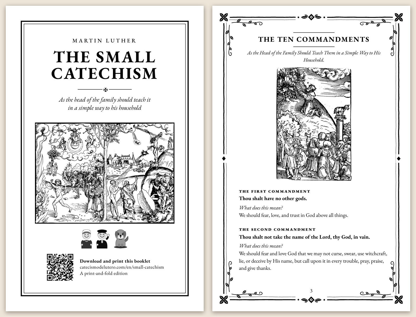 Preview: Small Catechism booklet